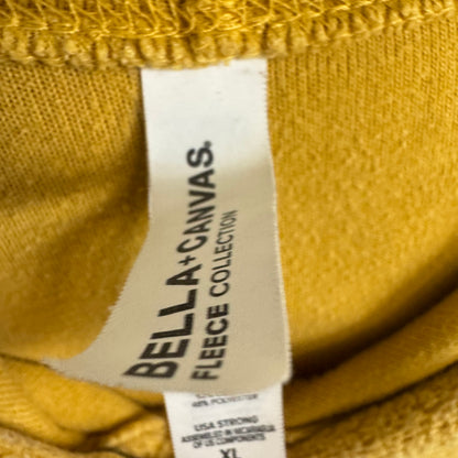 Bella+Canvas Fleece Collection Yellow Graphic Hoodie XL - Image 3