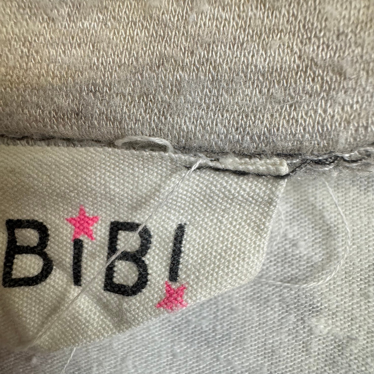 BiBi BT104 Gray Leopard Raglan Long Sleeve T-Shirt XL - Image 3