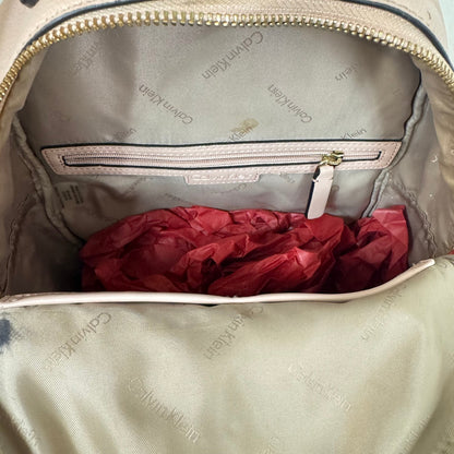 Calvin Klein pink backpack Gold hardware