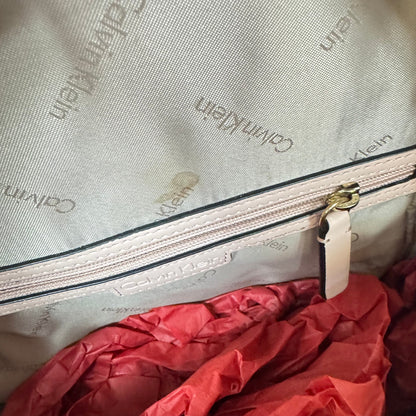 Calvin Klein pink backpack Gold hardware