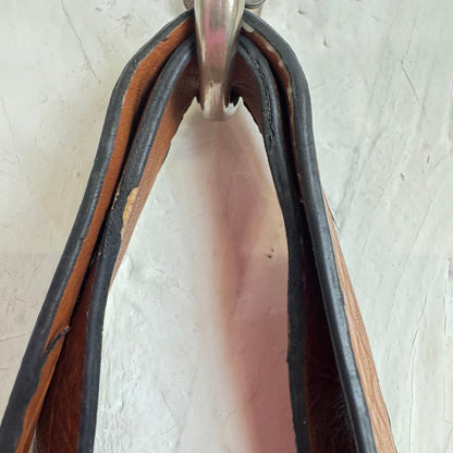 Weimeibaige Brown shoulder Bag gold hardware