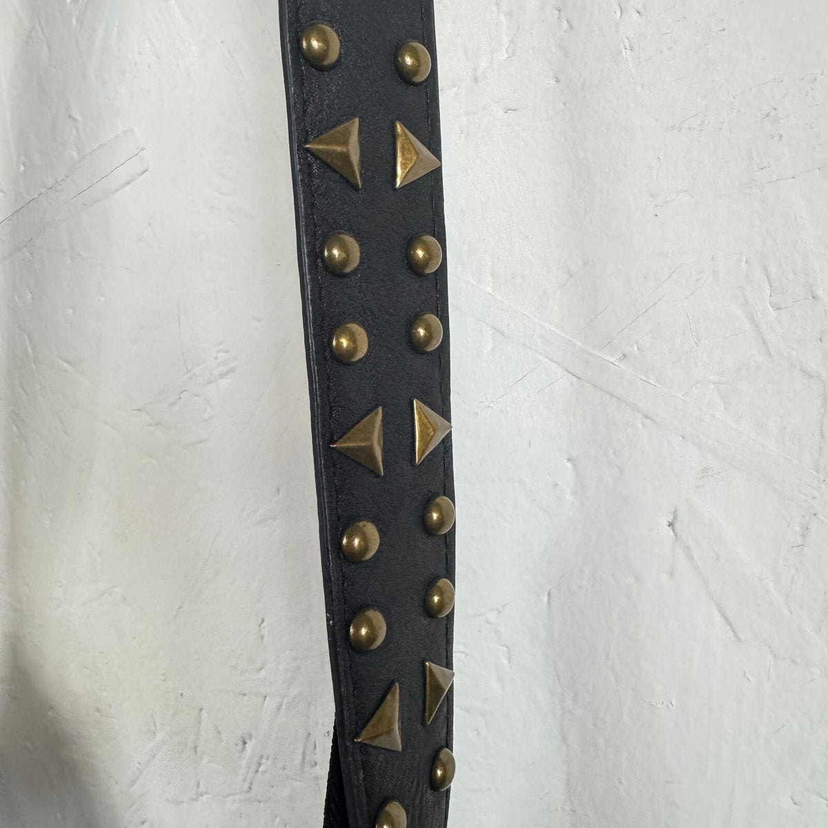 Arizona Black fringe crossbody copper hardware