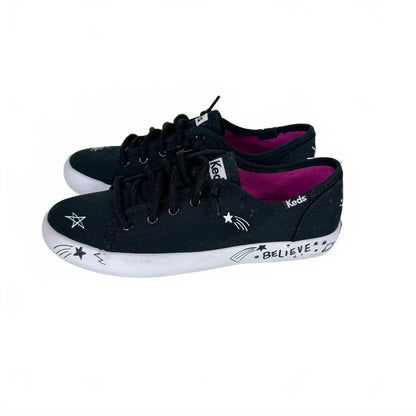Keds Black and White Slip-on Girl's Shoe Size 2 Big Kids