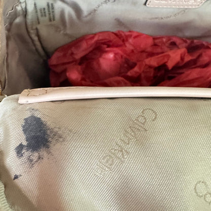 Calvin Klein pink backpack Gold hardware