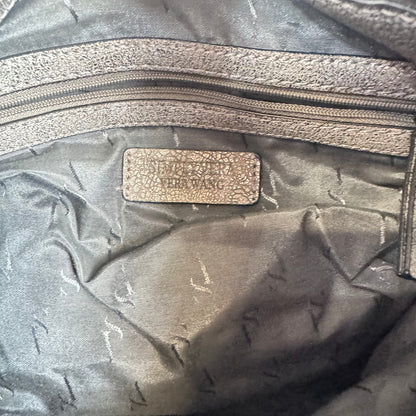 Simply Vera Metallic Gray shoulder bag silver hardware