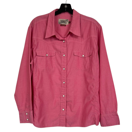 C.E. Schmidt Workwear Fit For Her Women's Pink Western Shirt Size 1X - Image 1