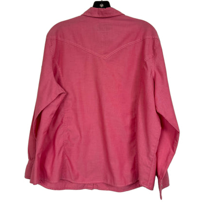 C.E. Schmidt Workwear Fit For Her Women's Pink Western Shirt Size 1X - Image 2