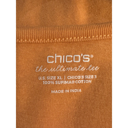 Chico's 3/4 Sleeve Blouse Women's Size 3
