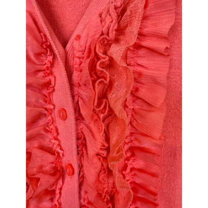 Cherokee Pink Cardigan Girl's Medium 7/8
