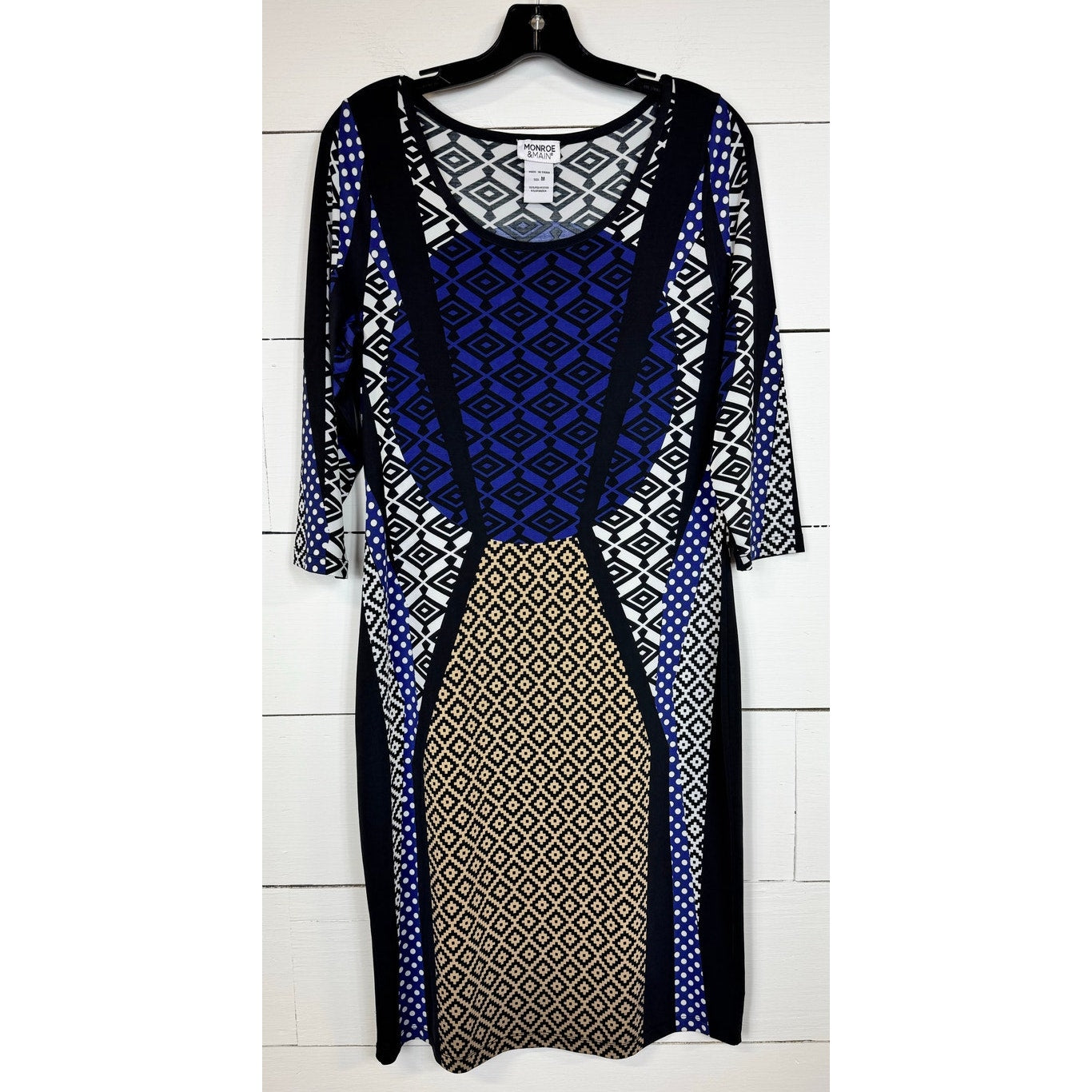 Monroe & Main 3/4 Sleeve Dress Women's Size Medium