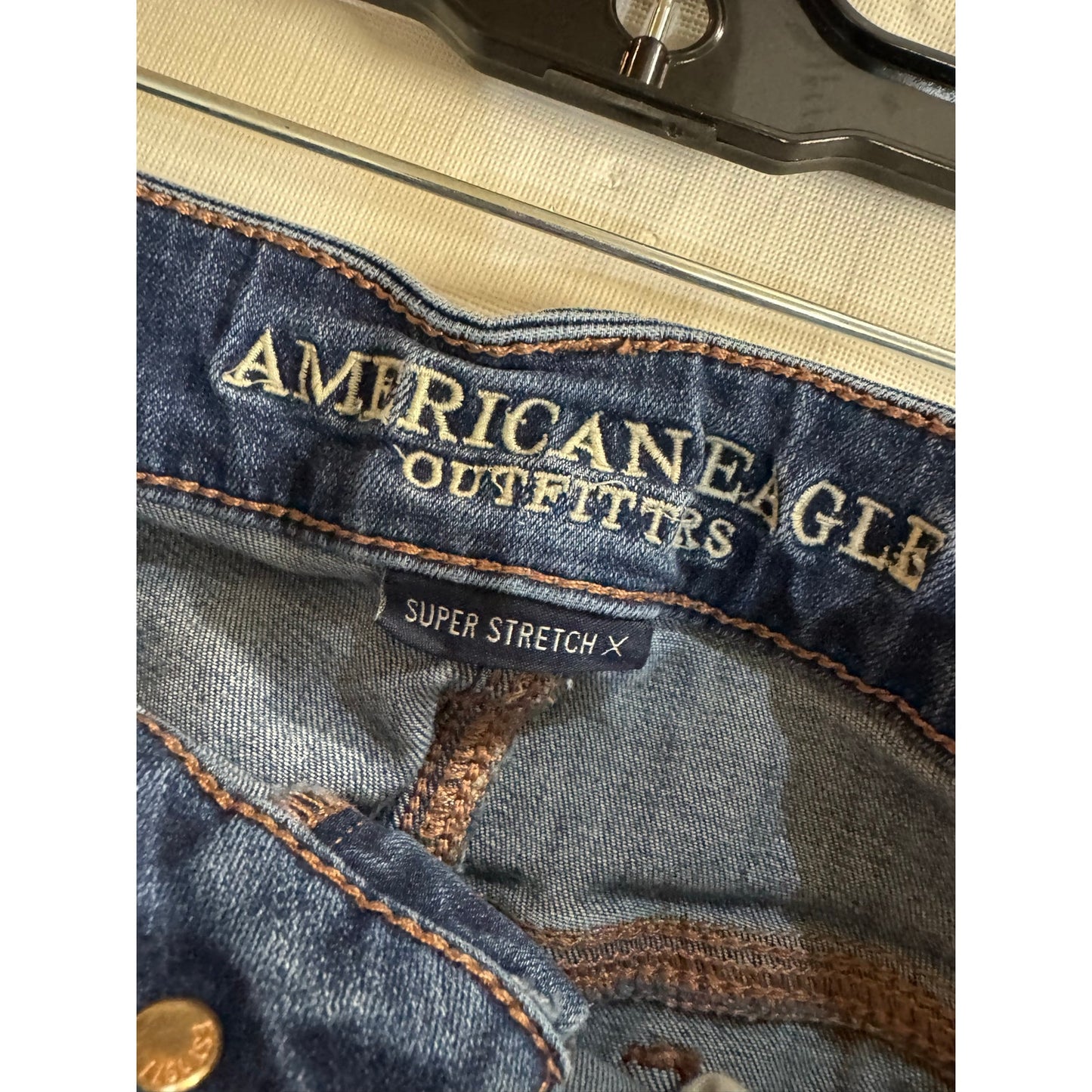 American Eagle Outfitters Blue Super Stretch Jeans Women's 10 Short