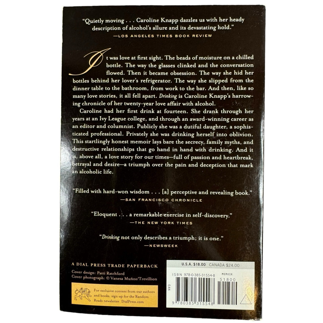 Drinking by Caroline Knapp (Paperback)