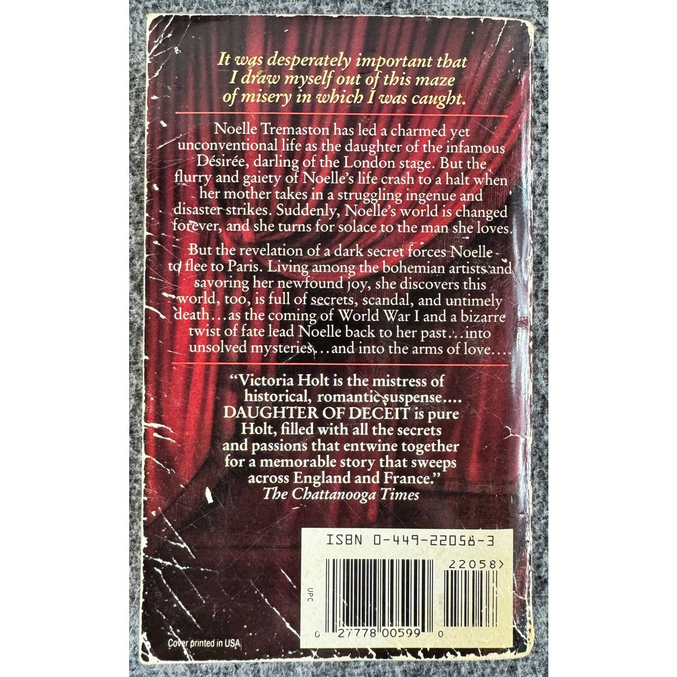 Daughter of Deceit by Victoria Holt (Paperback)