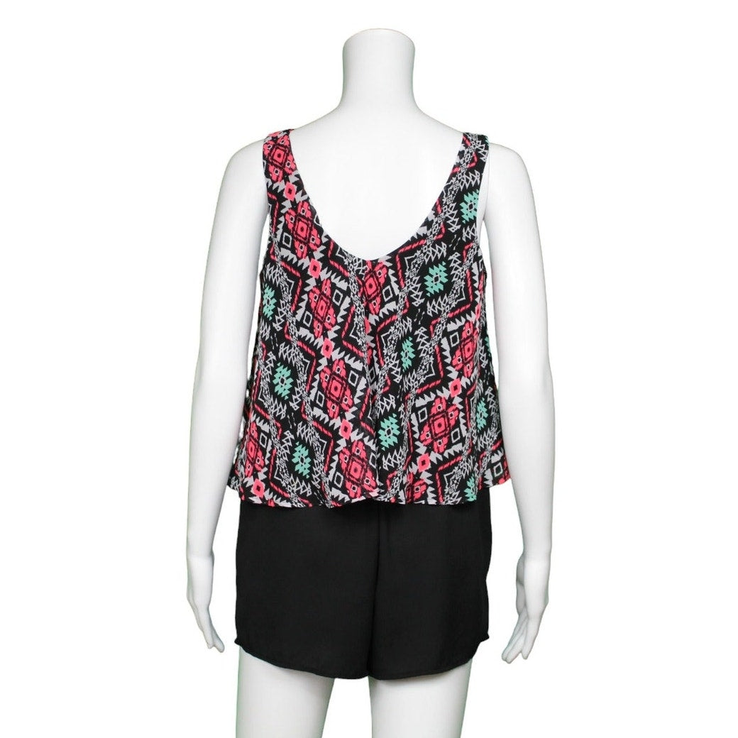 Love Blossom Sleeveless Romper Women's Size Medium