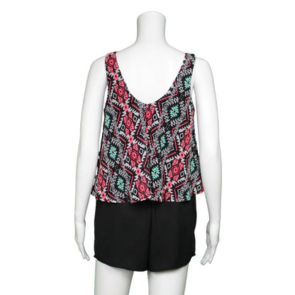 Love Blossom Sleeveless Romper Women's Size Medium