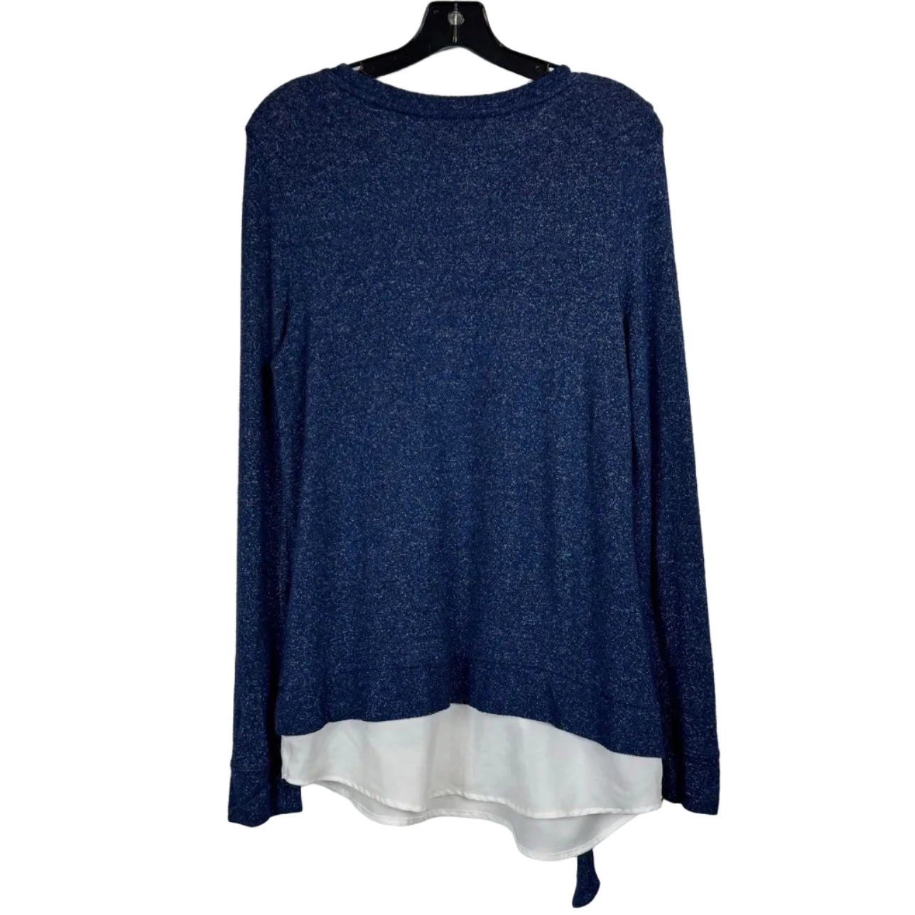 Simply Vera Blue Long Sleeve Blouse Women's Small
