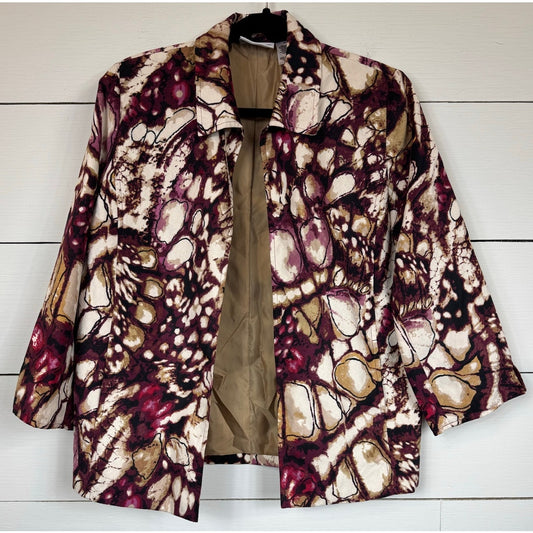 Alfred Dunner 3/4 Sleeve Jacket Women's Size 10