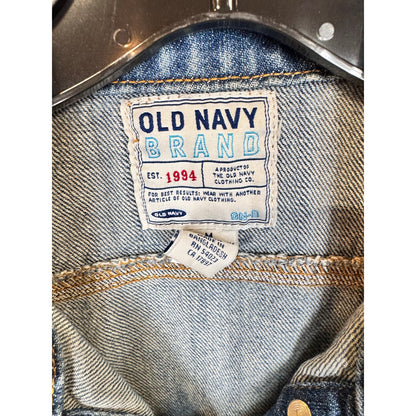 Old Navy Cropped Denim Jacket Women's Size Medium