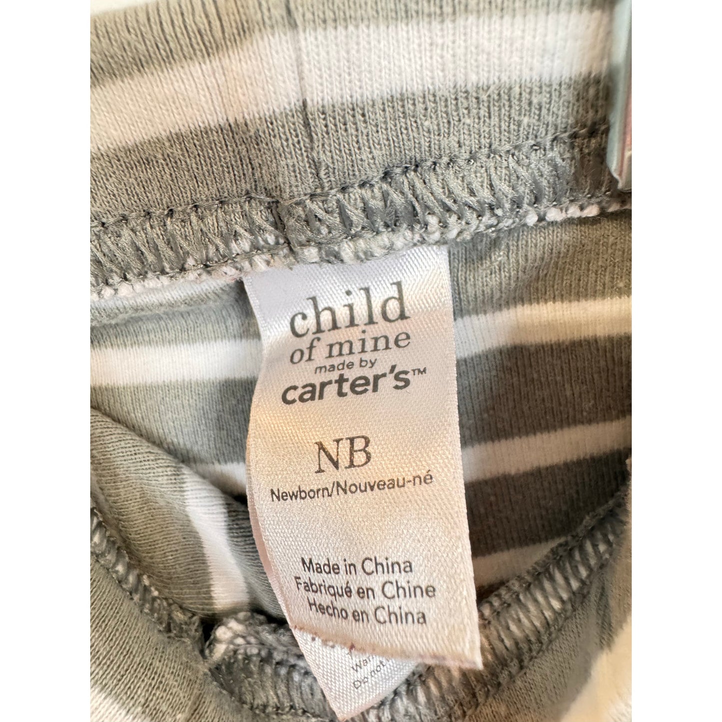 Child of Mine Gray Joggers Boy's Size Newborn