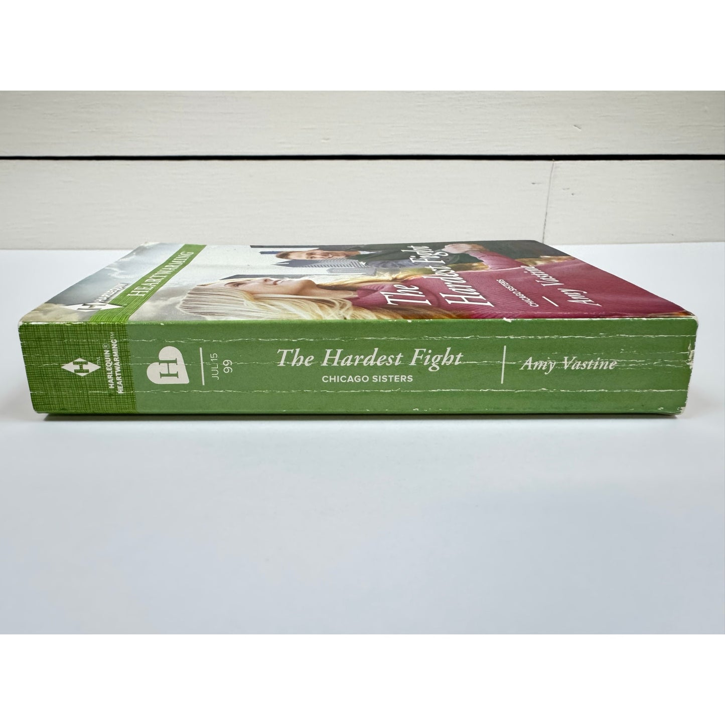 The Hardest Fight by Amy Vastine (Paperback) (Large Print)