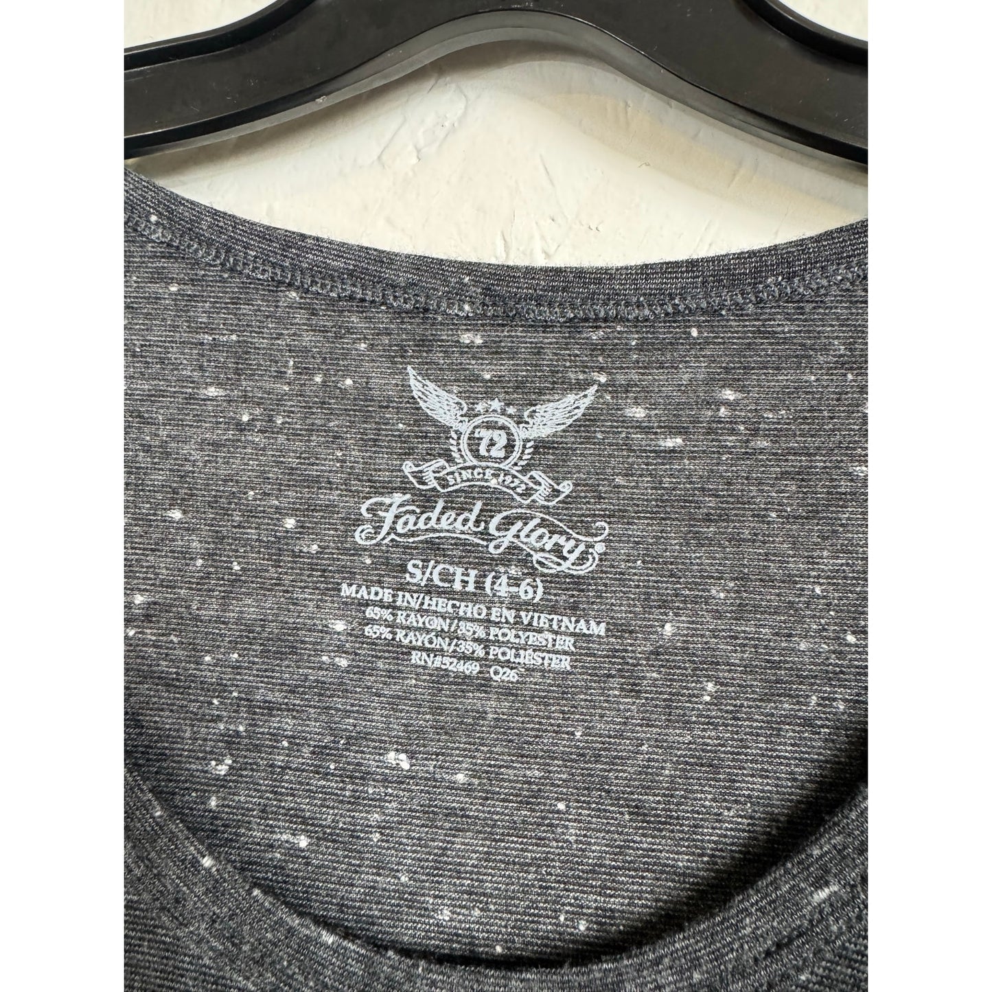Faded Glory Gray T-shirt Women's Size Small