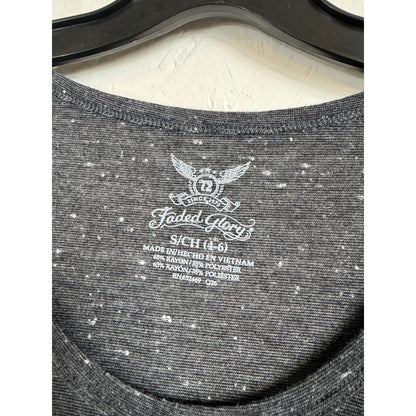 Faded Glory Gray T-shirt Women's Size Small