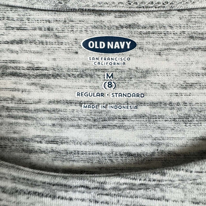 Old Navy Gray Long Sleeve T-shirt Girl's Size Medium