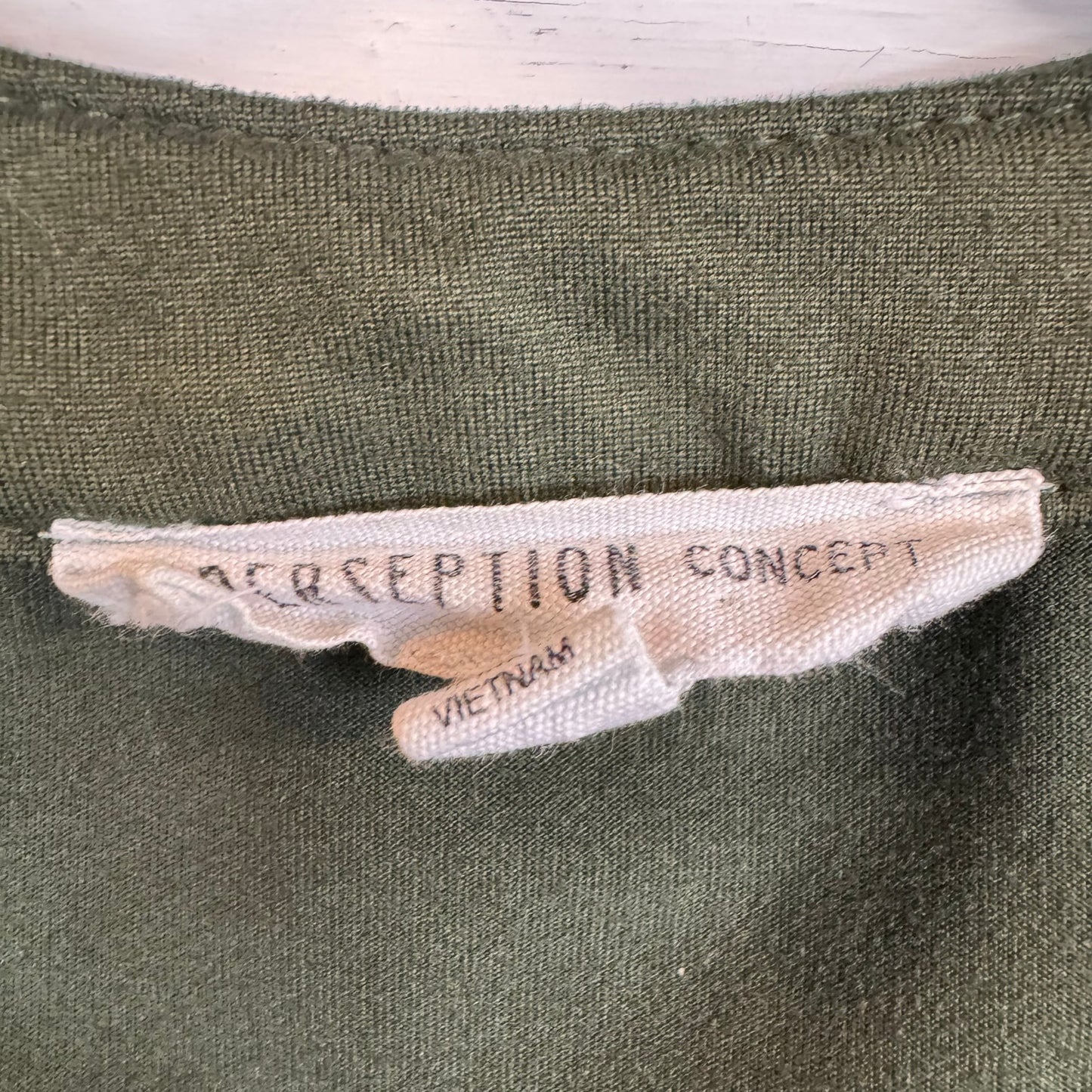 Perseption Concept Green Blouse Women's Size Small