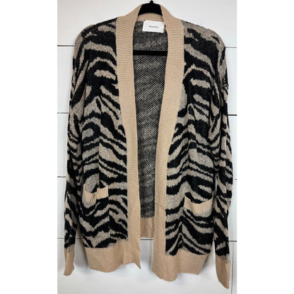 Idem Ditto Animal Print Cardigan Women's Size Small/Medium