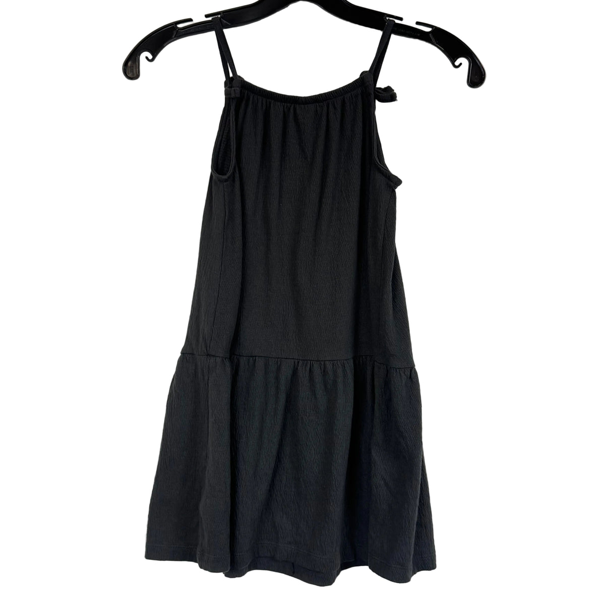 Carter's Girls' Gray Drop-Waist Tiered Dress Size 7 - Image 2