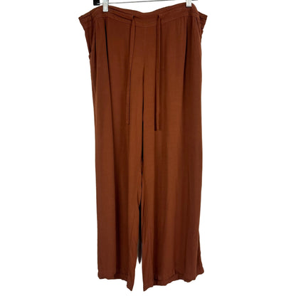 Cato Brown Rayon Wide Leg Pants XLP - Image 1