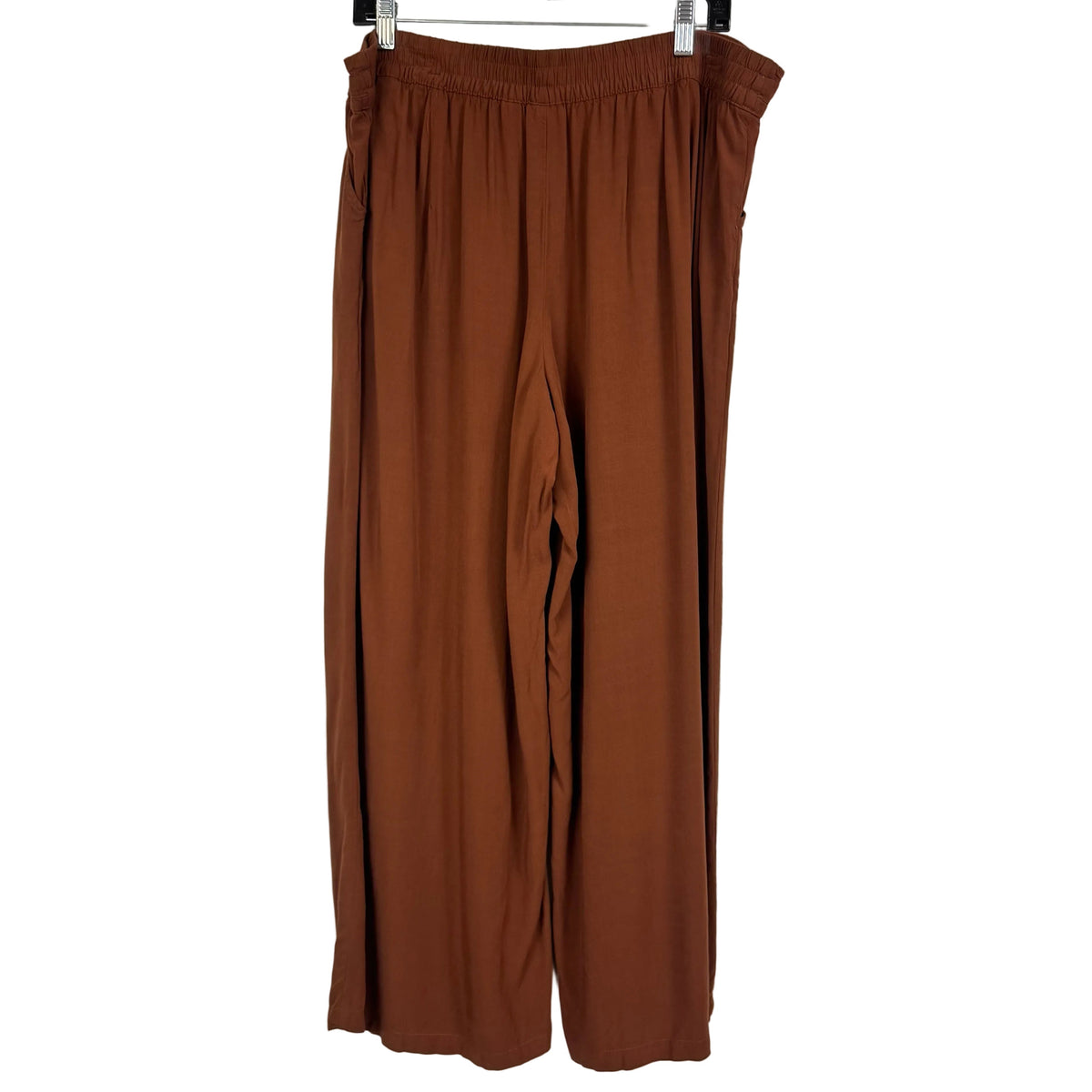 Cato Brown Rayon Wide Leg Pants XLP - Image 2