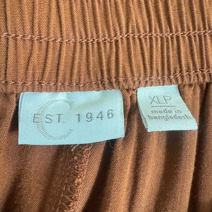 Cato Brown Rayon Wide Leg Pants XLP - Image 4