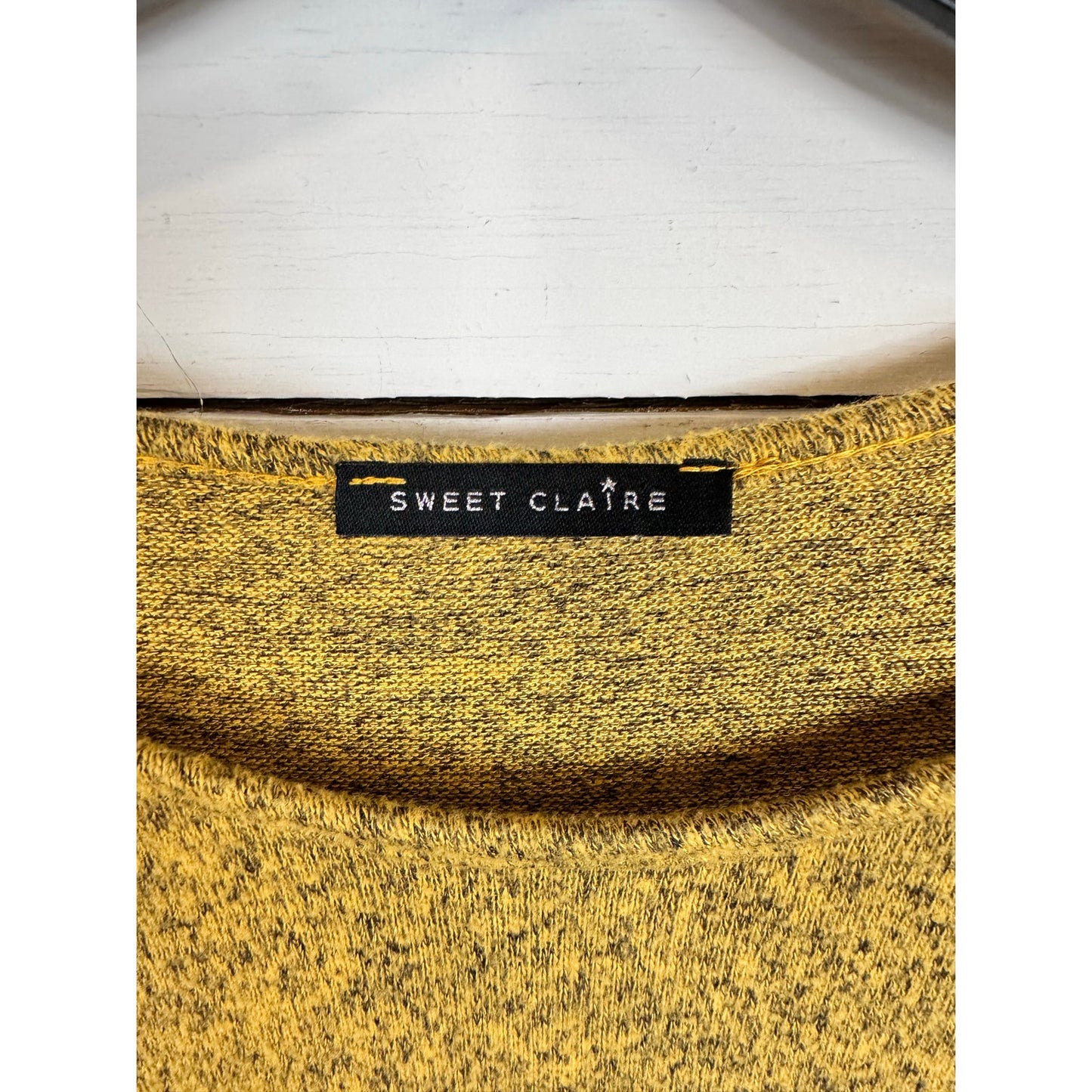 Sweet Claire Long Sleeve Knit Blouse Women's Size Large