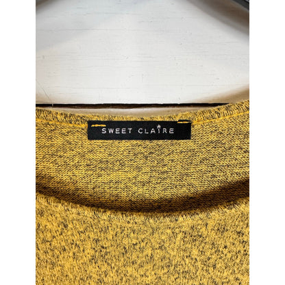 Sweet Claire Long Sleeve Knit Blouse Women's Size Large