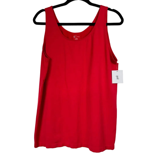 Cato Red Sleeveless Blouse Women's 22/24W