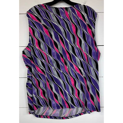 Allison Daley Sleeveless Blouse Women's Size 1X
