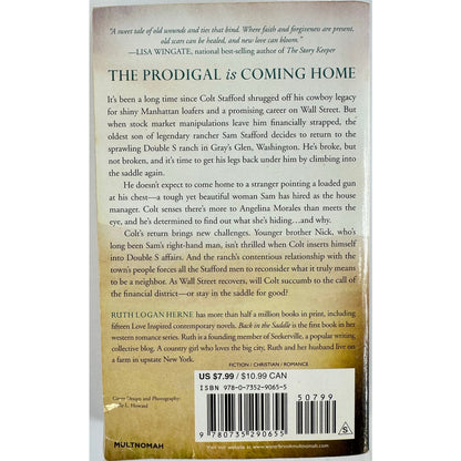 Back in the Saddle by Ruth Logan Herne (Paperback)