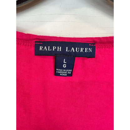 Ralph Lauren Short Sleeve T-Shirt Women's Size Large