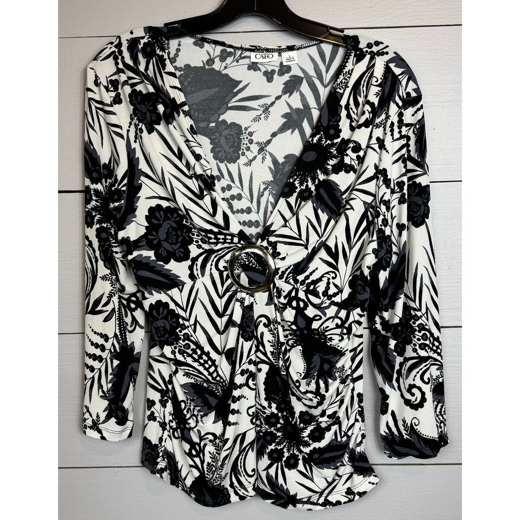 Cato 3/4 Sleeve Blouse Women's Size Large