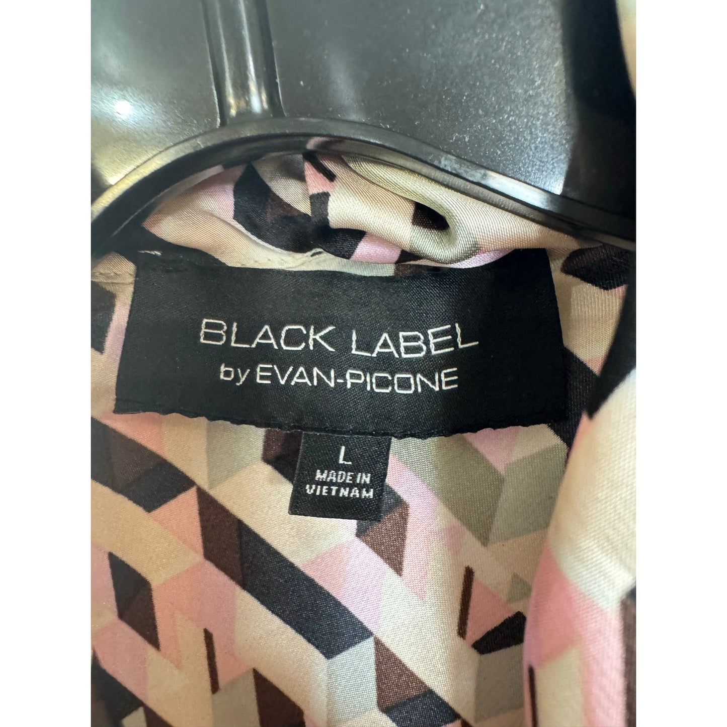 Black Label by Evan Picone Pink Sleeveless Blouse Women's Large