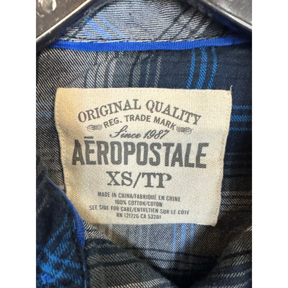 Aeropostale Snap Up Shirt Men's Size XS