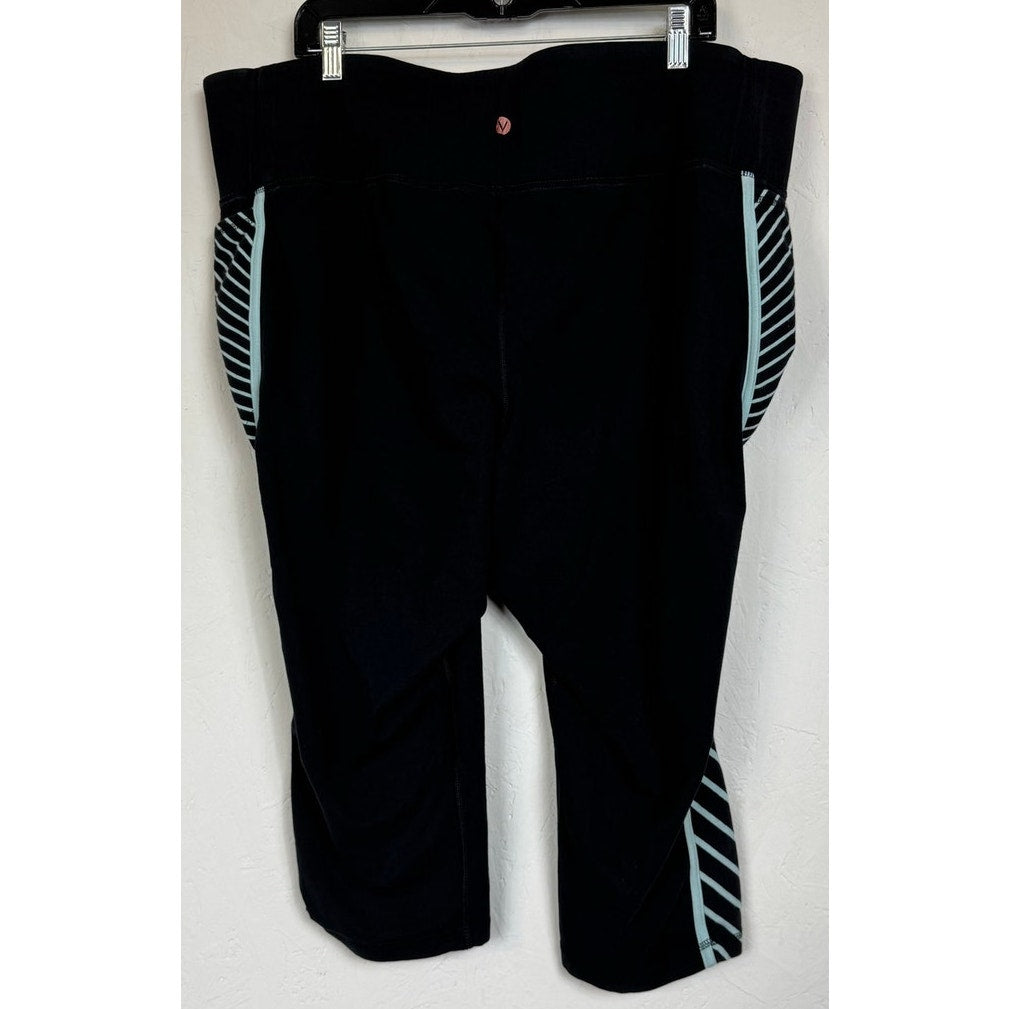 V Black Athletic Capris Women's Size 28
