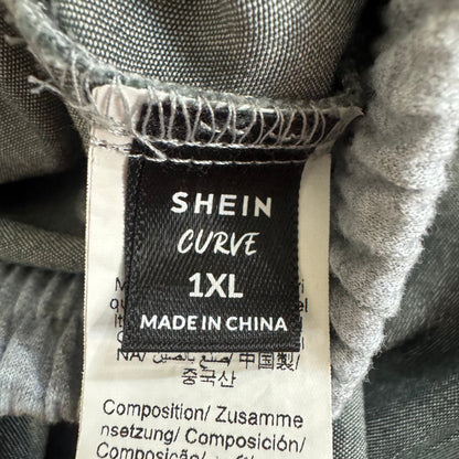 SHEIN Curve Gray Women's Lounge Pants Size 1XL - Image 3