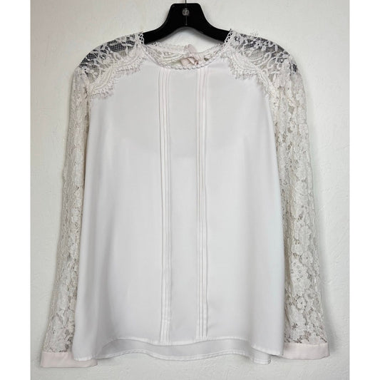 White Long Sleeve Blouse Women's Size XL