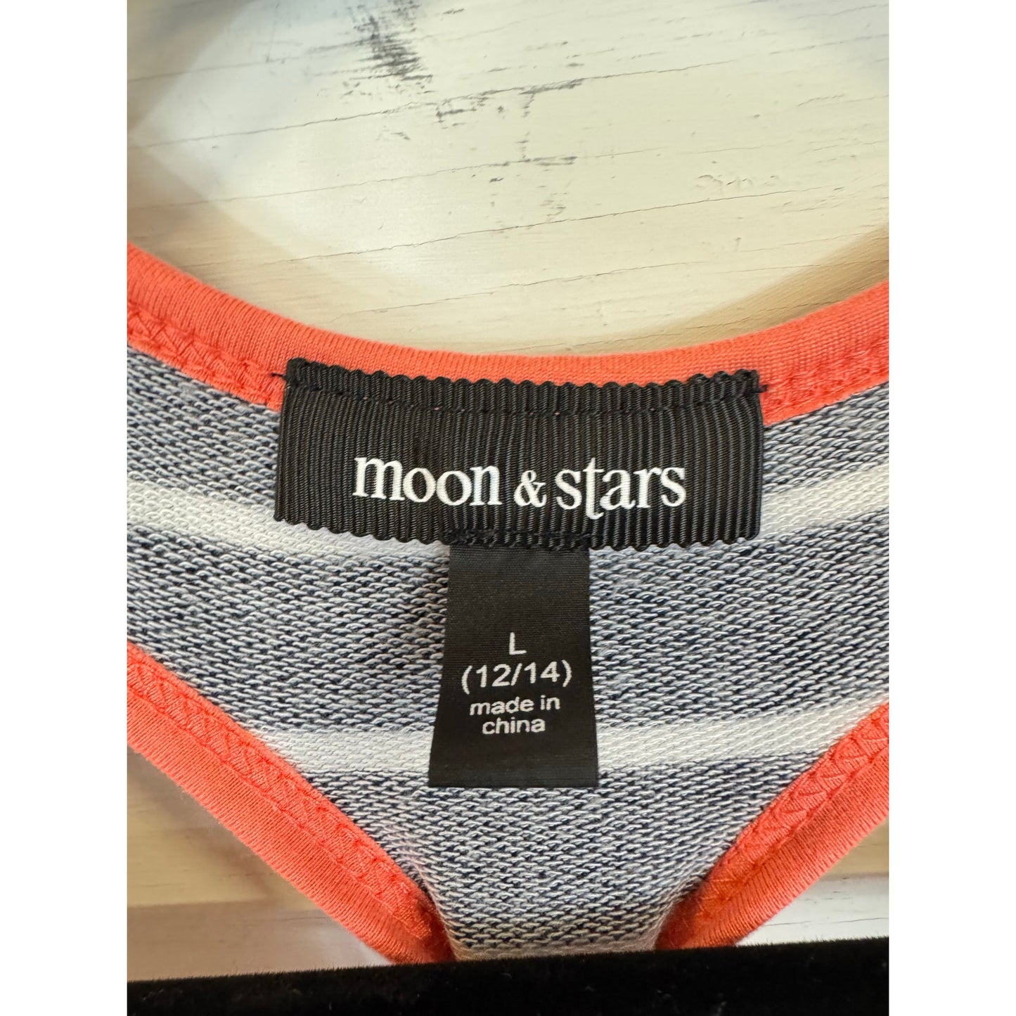 Moon & Stars Sleeveless Maxi Dress Girl's Size Large (12/14)