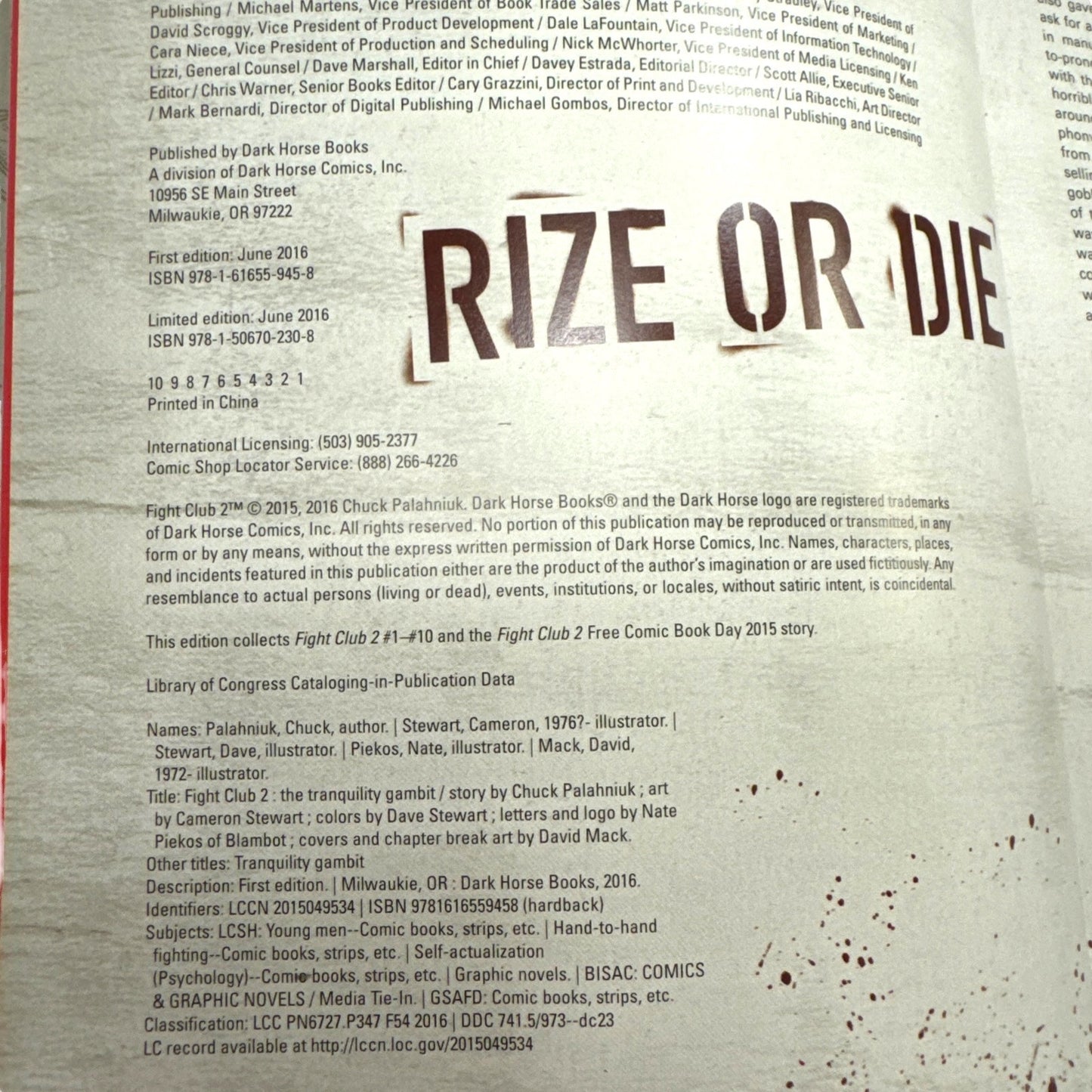 Fight Club 2 by Palahniuk & Stewart (Hardcover)