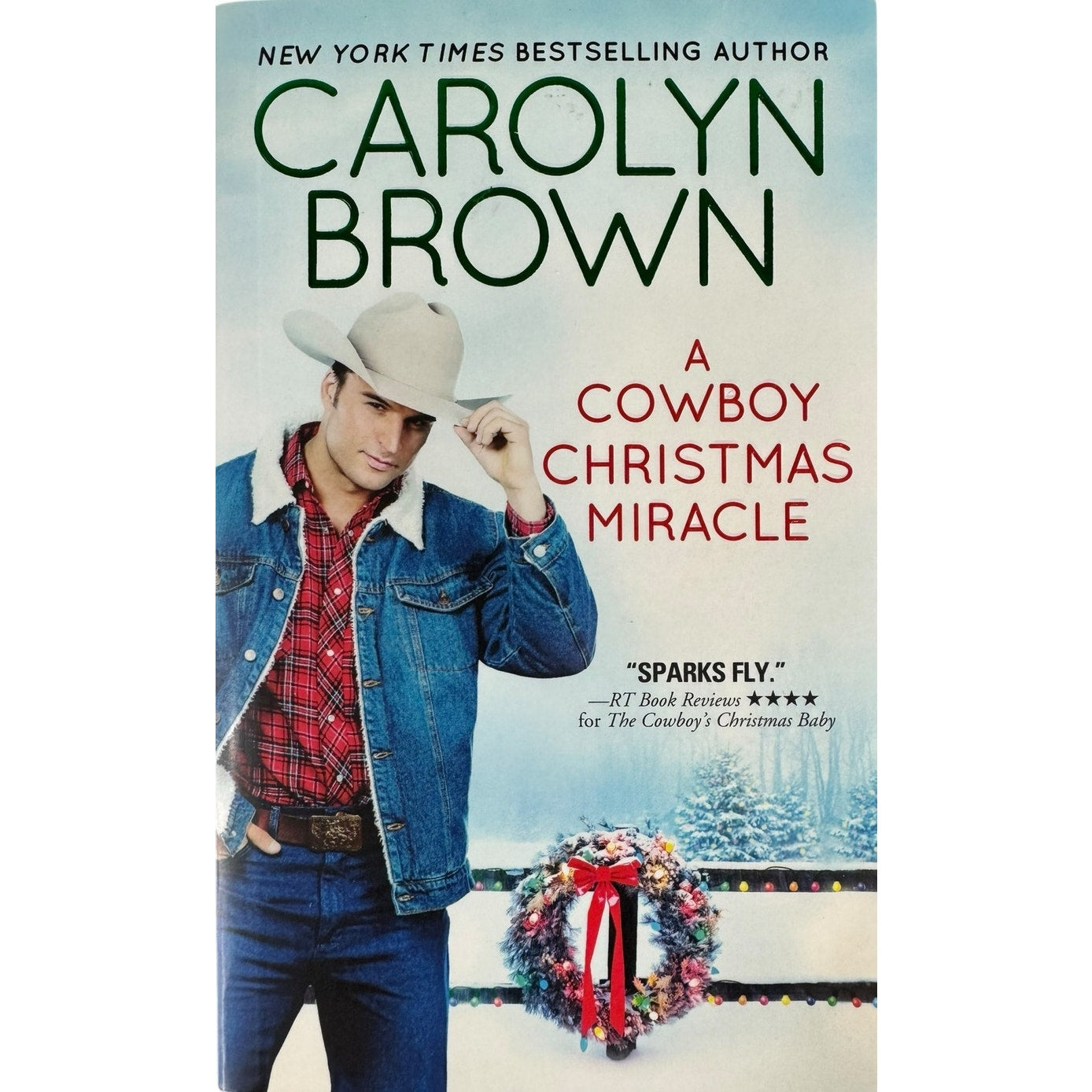 A Cowboy Christmas Miracle by Carolyn Brown (Paperback)