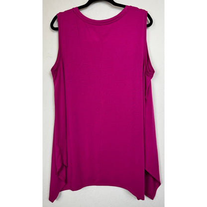 Terra & Sky Pink Tank Top Women's 1X