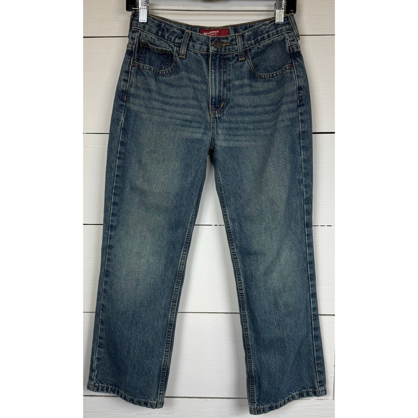 Arizona Straight Cut Jeans Boy's Size 10 Husky